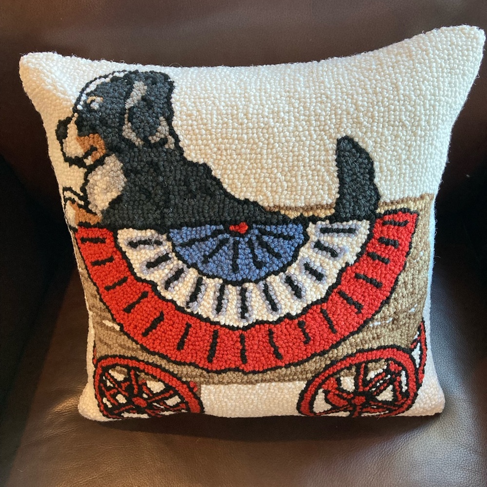 Peking Handicraft Bernese Mountain Dog pillow